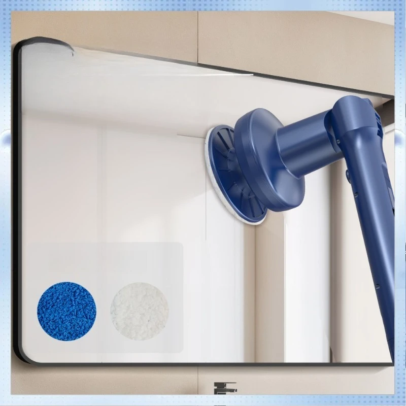 

Multi-gear adjustment multi-function electric cleaning brush, handle telescopic multi-brush head fully covers the ground