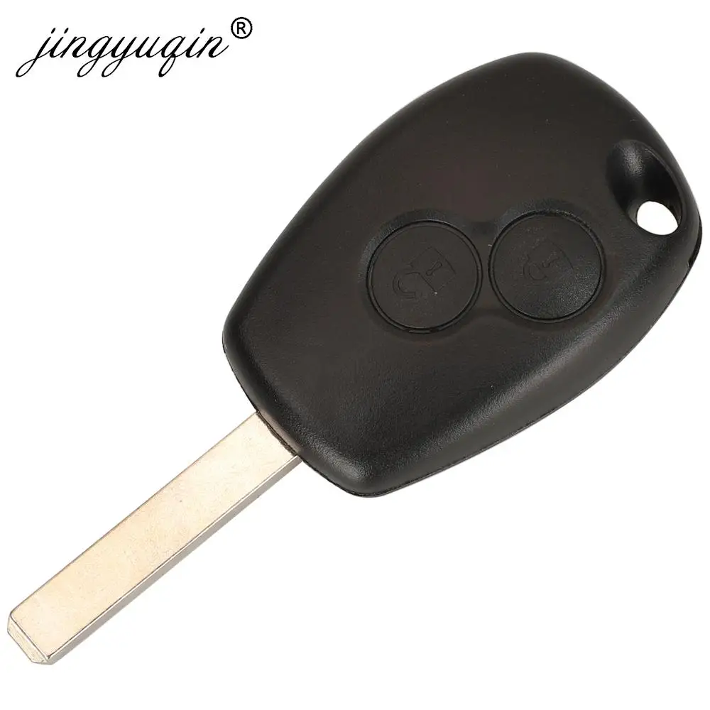 Jingyuqin 2 Bottoni Chiave A Distanza Dell'automobile Borsette Caso per Renault Megan Modus Clio Kangoo Logan Sandero Duster Opel Nissan Almera