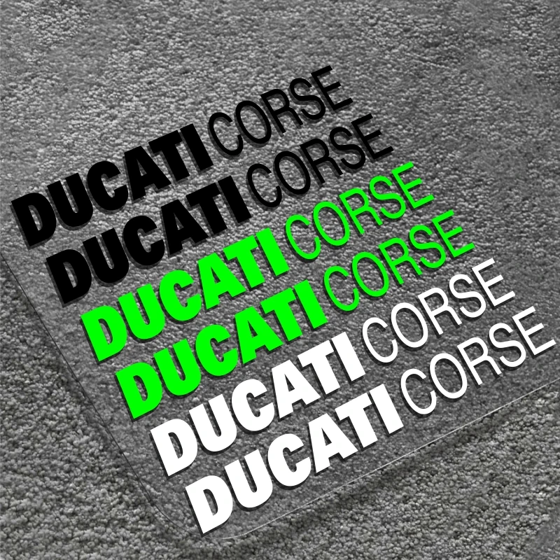 Vinyl Flag Ducati Motorcycle Stickers Logo For Ducati Monster 848 620 990 1299 Motorcross Motorbike Reflective Decals