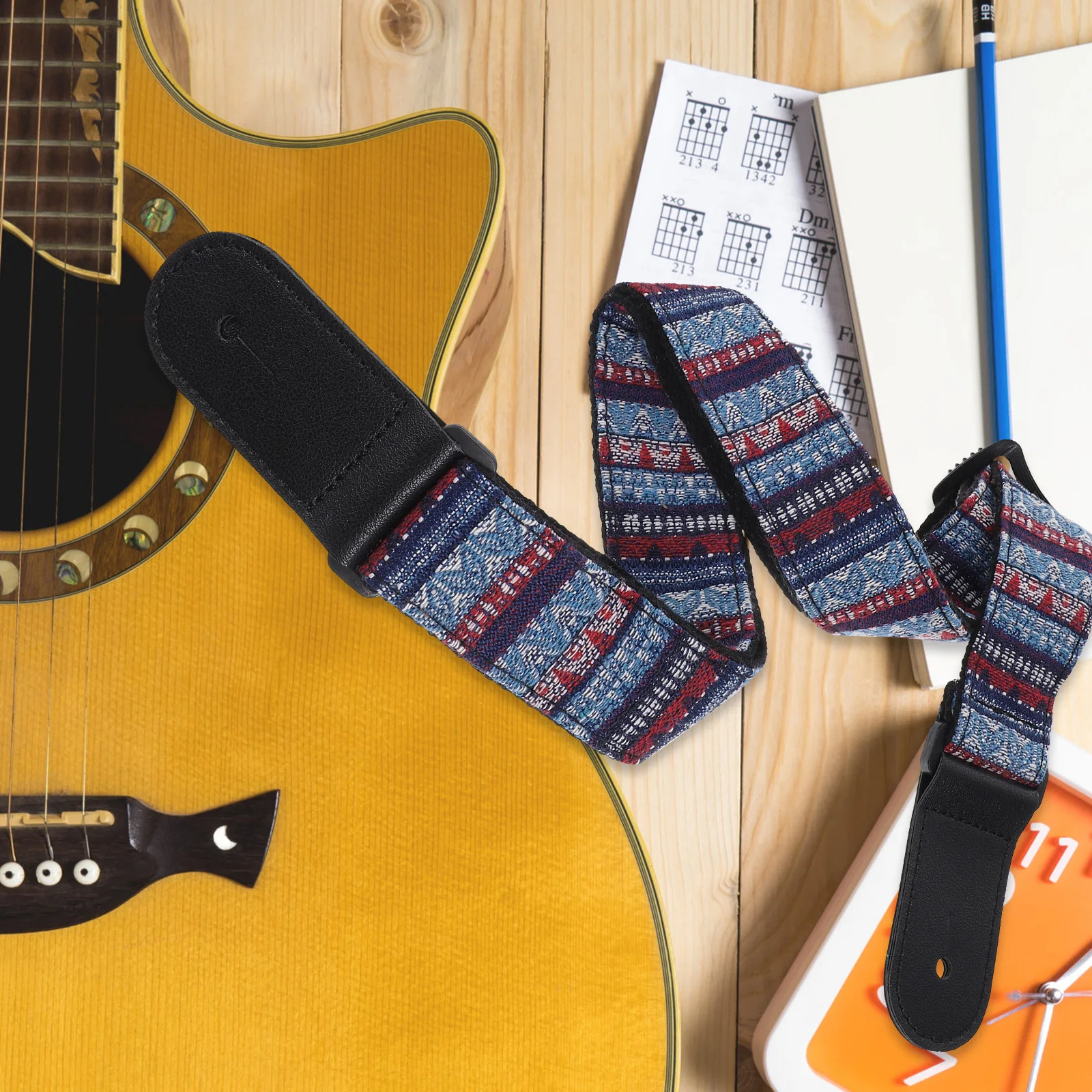 

Adjustable Ukulele Strap Instrument Accessories Premium Material Comfortable Design Easy Clean Durable Use