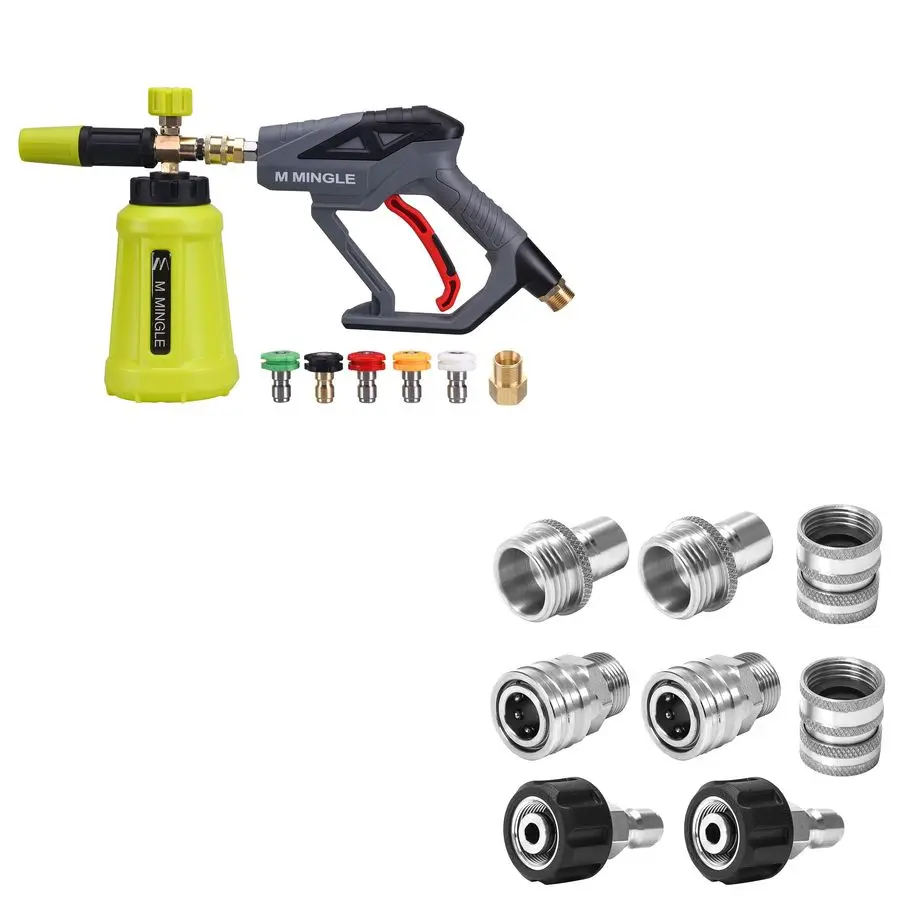 

High Pressure Washer Gun Snow Foam Lance, Ultimate Pressure Washer Adapter Set