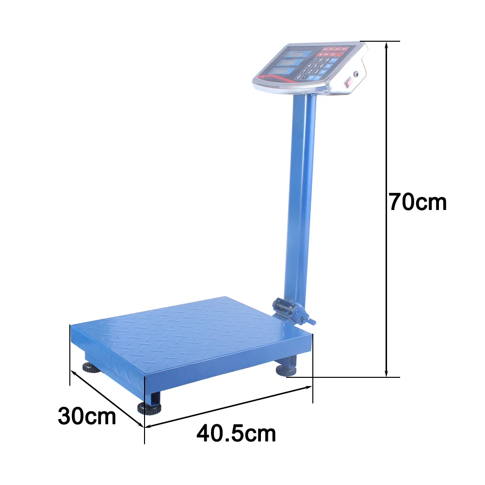 150KG 220V to 6V With backlight Digital display Folding electronic heavy scales  electronic platform scale  Express scales