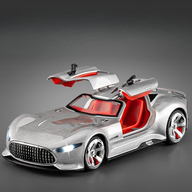 Vision GT – Super Concept de voiture en alliage métallique moulé sous pression, modèle de loisirs de voiture, Collections de haute Simulation, ornements pour petit ami, 1:32
