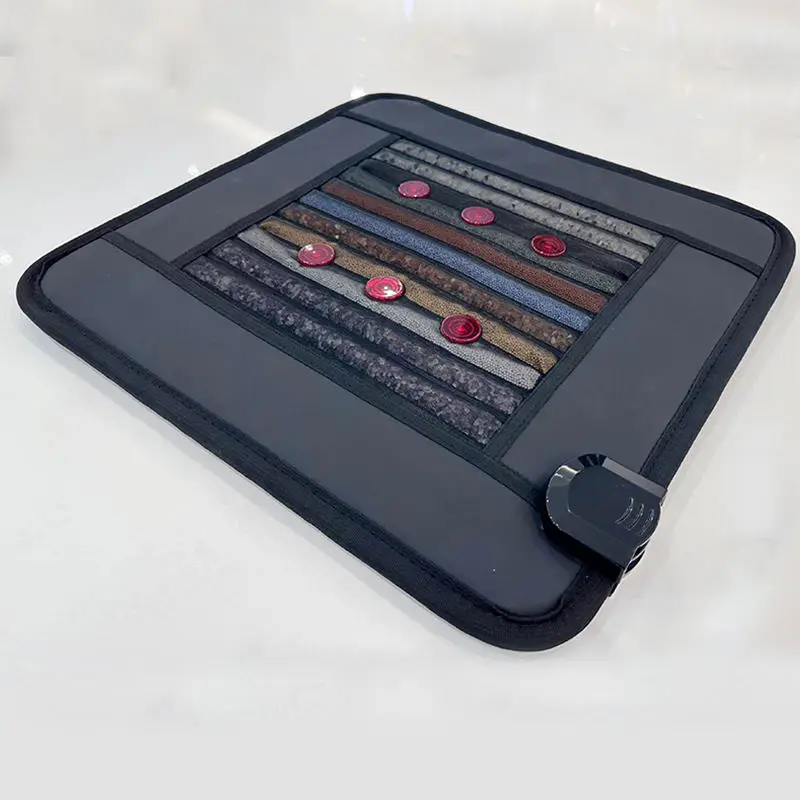 Coussin de chaise en cristal thermique à infrarouge lointain, chauffage de soins de santé, thérapie PEMF, pour assis