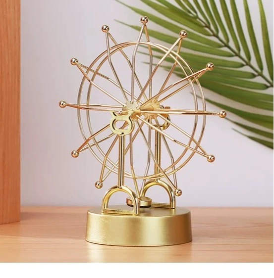 Creative Personality Perpetual Motion Machine Ferris Wheel Rotating Newton Ornament Home Desktop Decoration