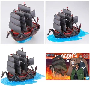 Bandai Genuine One Piece Navio Pirata Merry Thousand Sunny Enel Ark Shanks Vento Granma Perfume Yuda Grand Ship Assembly Model Toy 12 principais vendas barco da moana - №4