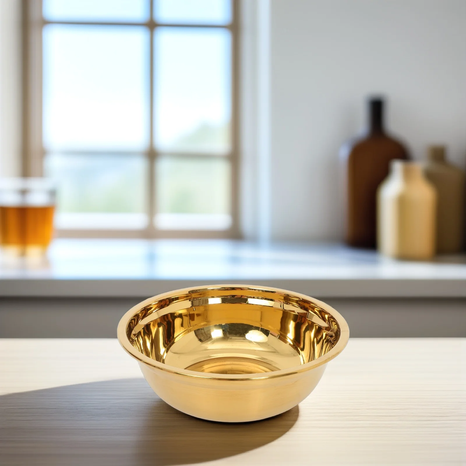 

Stainless Steel Basin Round Multipurpose Prep Bowl Salad Mixing Wash Tub for Kitchen Home Vegetable Fruit Cleaning