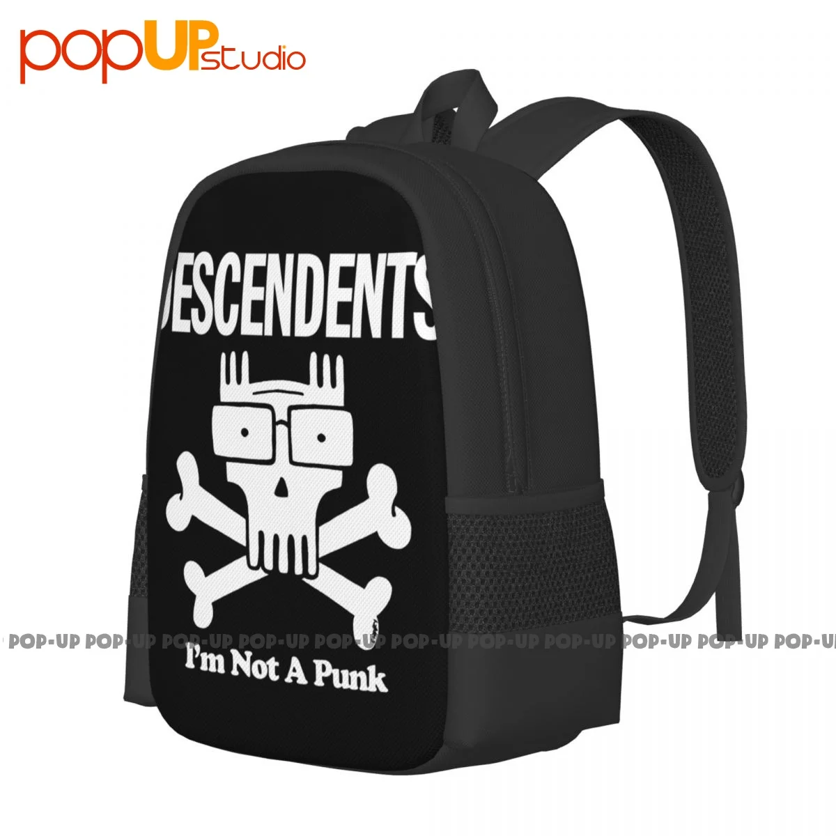 Authentic Descendents Not A Punk Backpack Large Capacity School Beach Bag Eco Friendly Bags For Travel