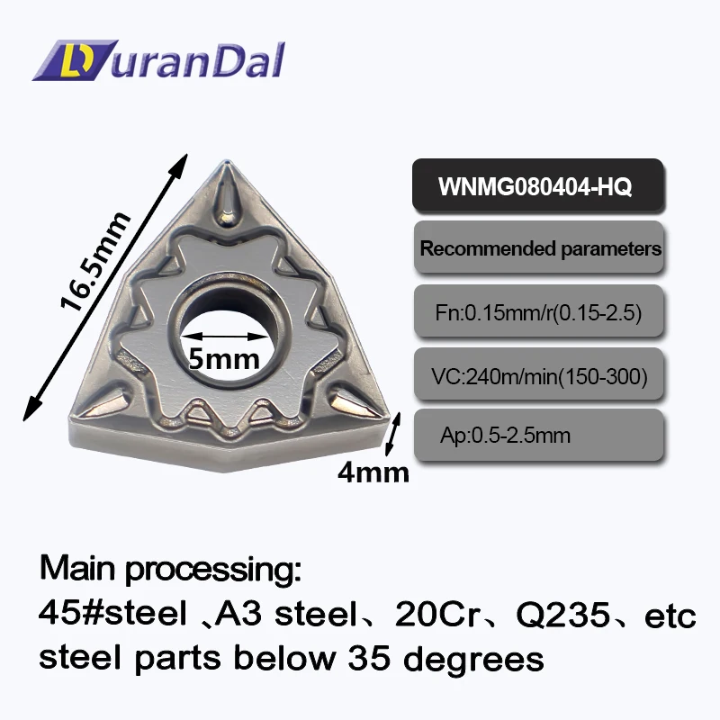 

Metal Lathe Accessories Ceramic Inserts WNMG080408 HQ WNMG 431 432 Cermet Cutting Tools High Effective Finishing Cutter