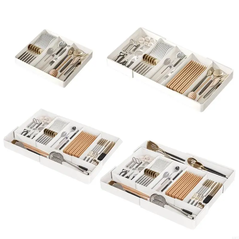 

94PC Versatile Kitchen Storage Box with Multiple Compartments for Cutlery and Gadgets