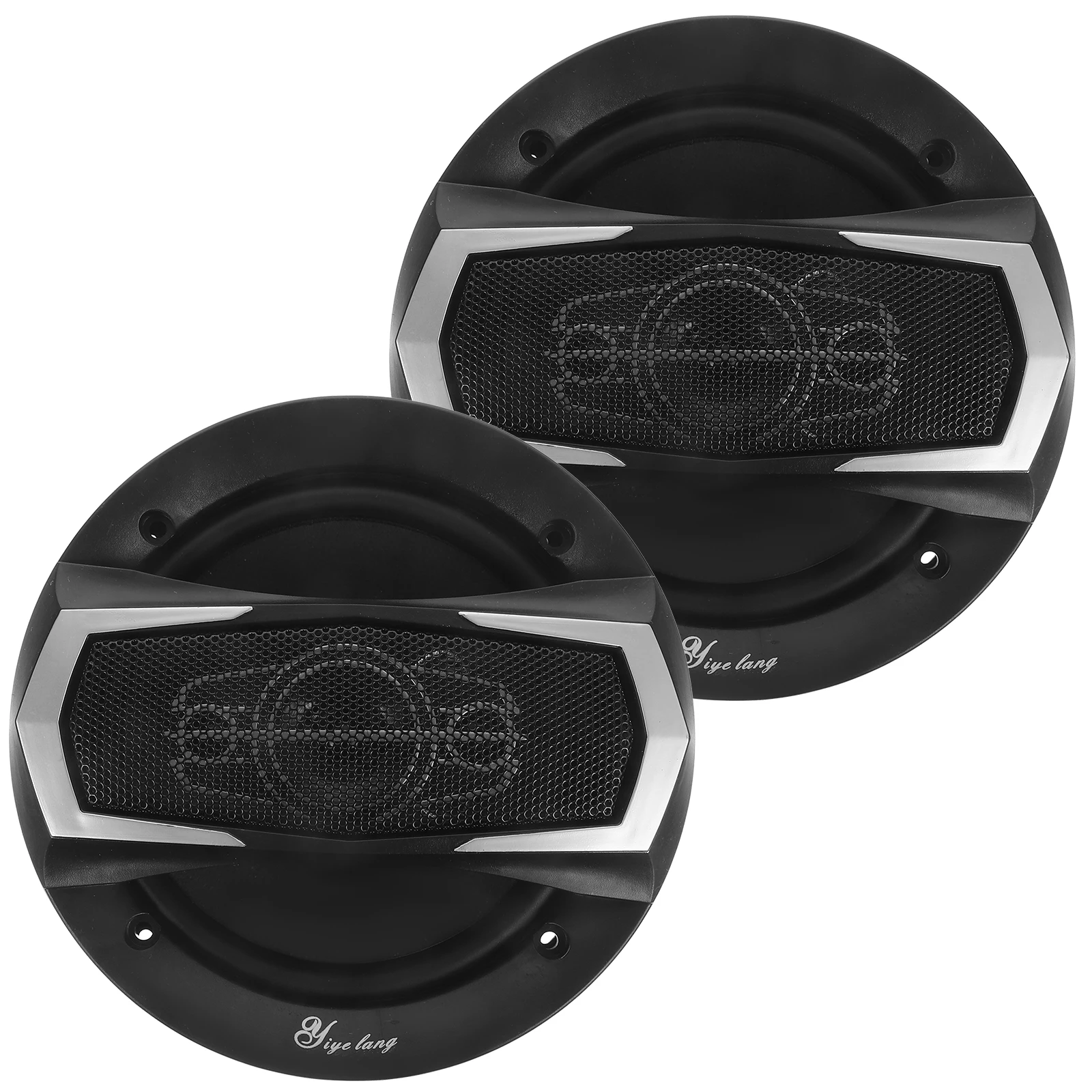 

Car Speakers 6 Inch 35W 600W Powerful Bass Stereo Audio System Black Rubber Suitable For All Car Models