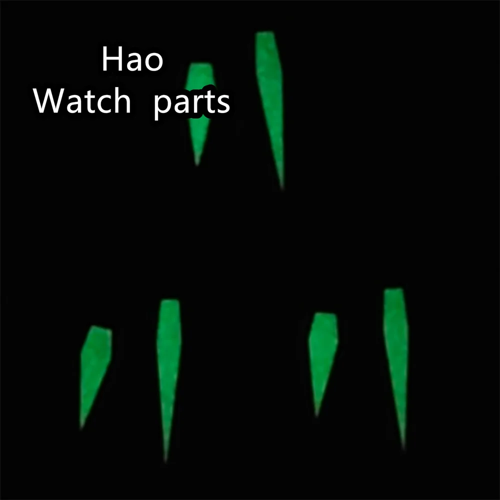 BLIGER Watch Hands Gold Rose Gold Green Hands C3 Green Luminous Fit NH35 NH36 Movement