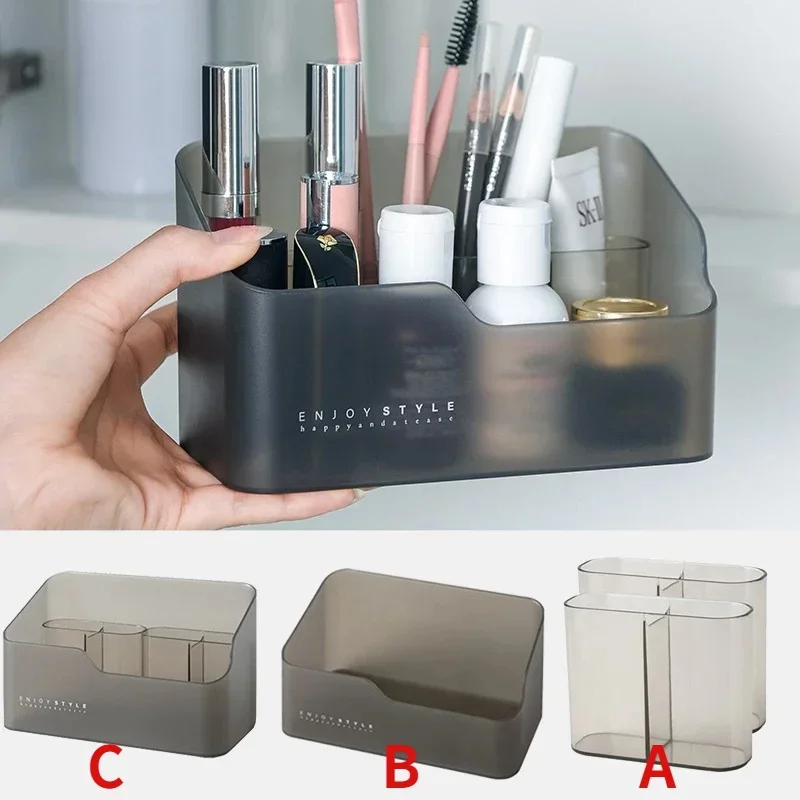 Multifu Cosmetics Brush Organizer Storage Box Skin Care Products Remote Control Cosmetics Jewelry Stationery Storages Boxs