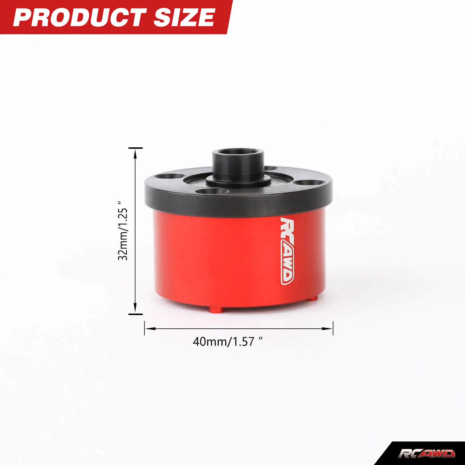 RCAWD Alloy Diff Case Set with Inter Gears for 1/5 Arrma 8S Kraton Outcast BLX upgrade parts