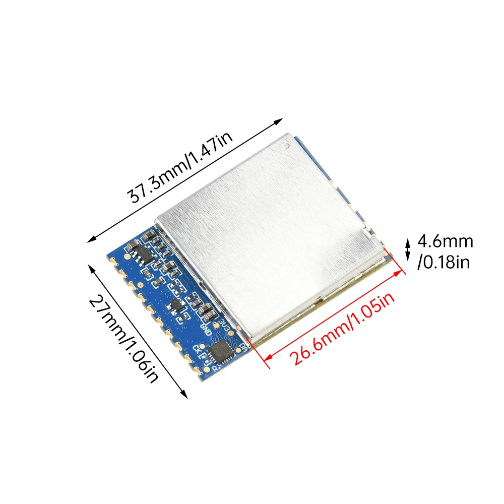 Módulo de transmisión de imágenes FPV inalámbrico 1,2G 1,3G RX1264 simula el módulo receptor de transmisión de Audio y vídeo inalámbrico 1080-2200MHz