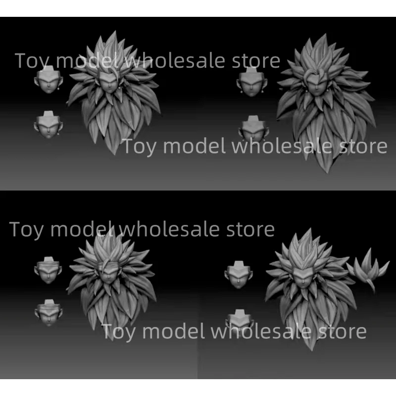 ZD 토이즈 드래곤볼 슈퍼 사이야 3 SSJ3 베지터 바드락 손오공 블랙 고게타 자마스 헤드 액세서리 애니메이션 액션 피규어 장난감