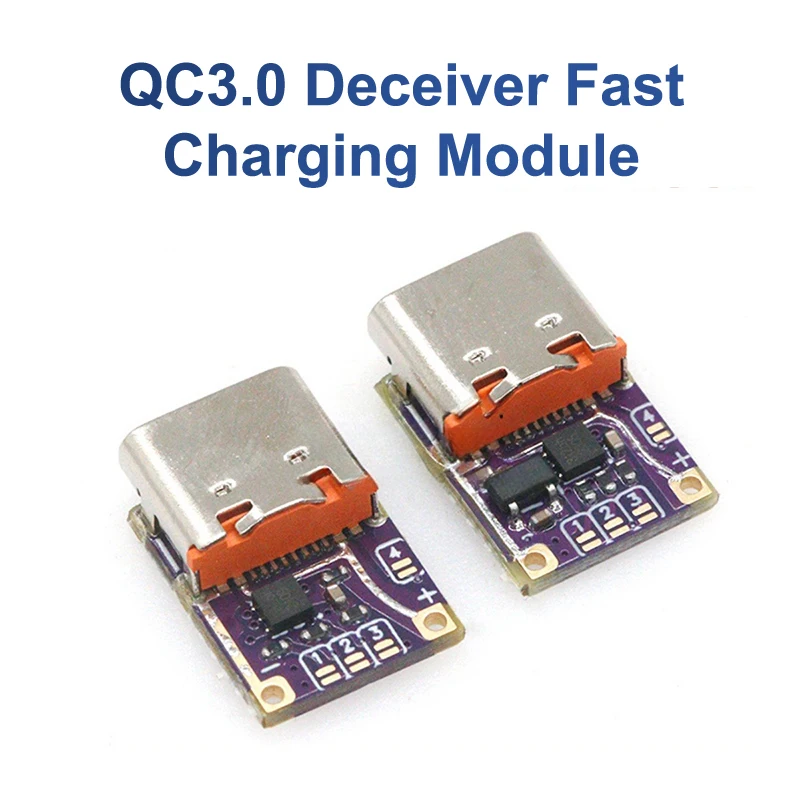 NEW 1Pcs Trigger PD To DC Type C Interface PD3.0 PD3.1 QC3.0 Deceiver Fast Charging Module DC 5/9/12/15/20/28/36/48V Voltage