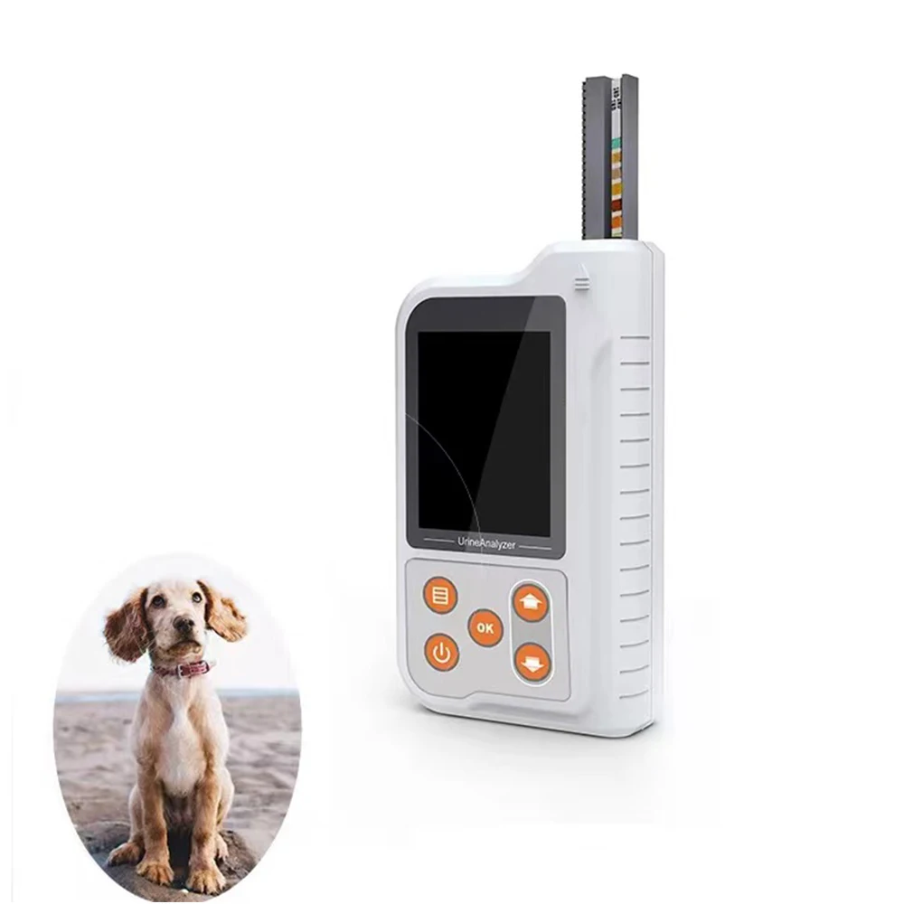 Handheld 2.4'' LCD vet veterinary animal use urine analyzer machine