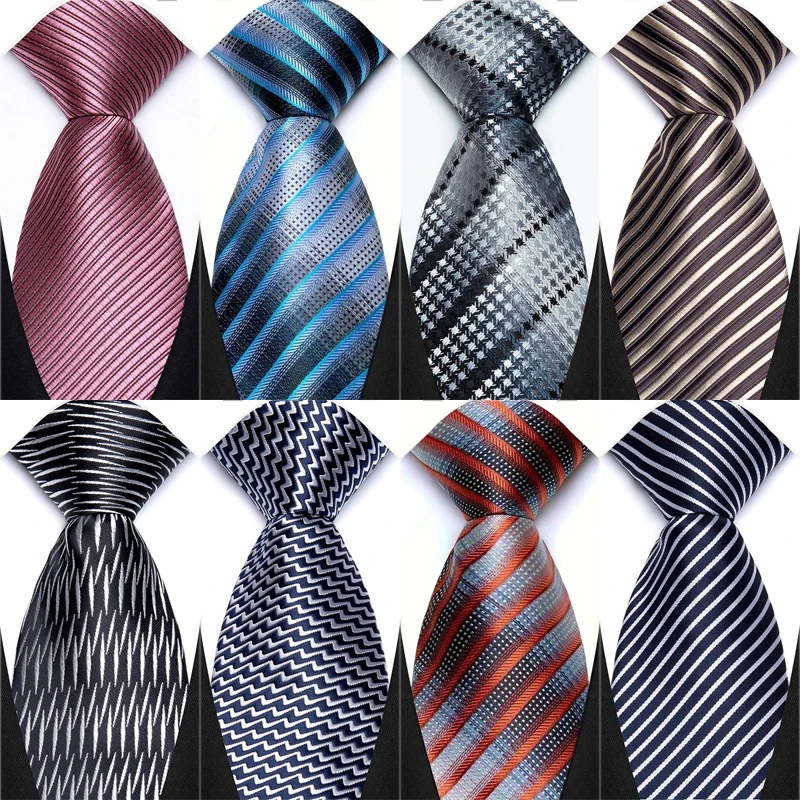 Luxus 8CM Herren Krawatte Krawatte Streifen Krawatten Für Mann Bräutigam Trauzeuge Jacquard Gewebte Krawatte Formale Business Party zubehör