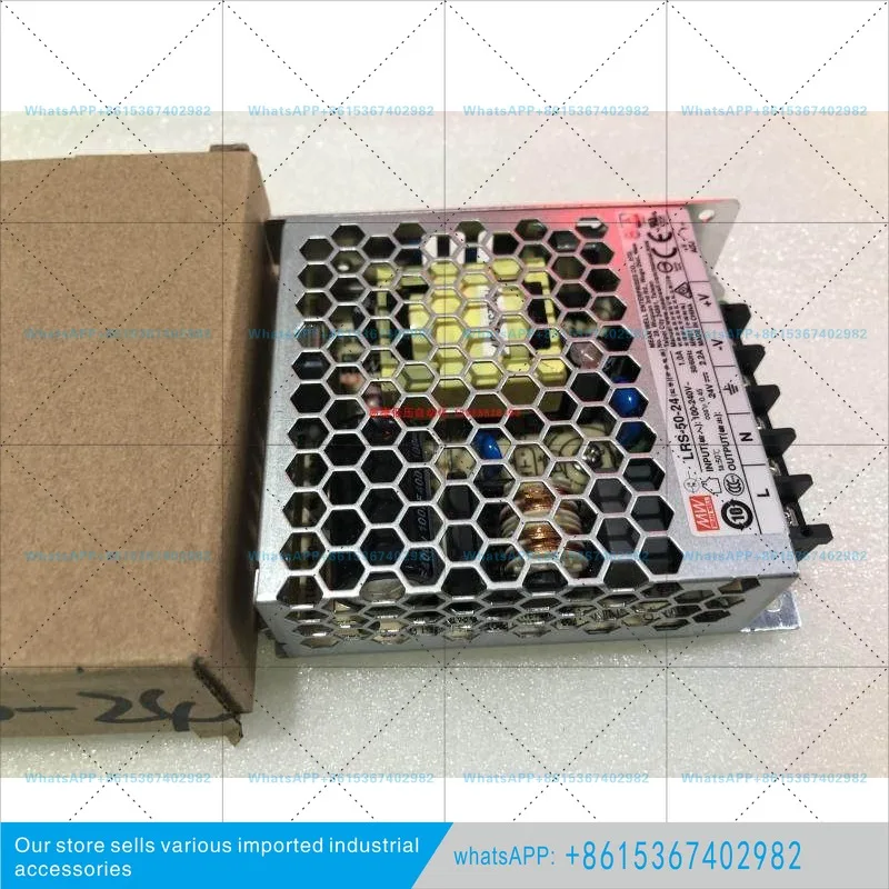 Taiwan Mingwei switching power supply LRS-50-24 50W 24V 2.2A ultra-thin new model