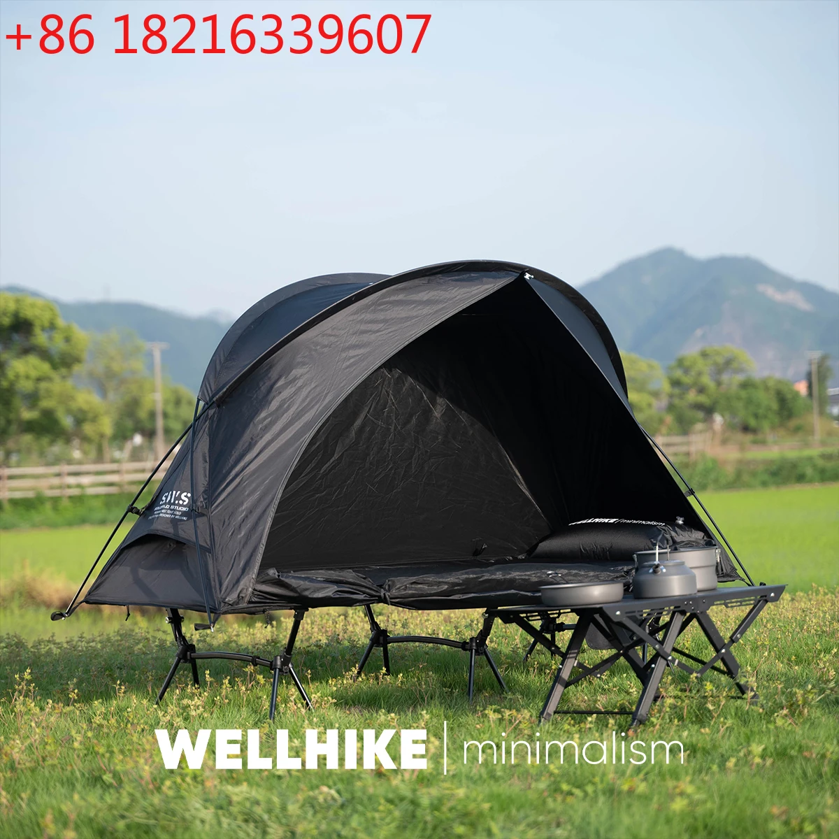 

Single four-season tent, light camping hiking camp bed sleeping mat