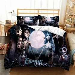 love animated film corpse bride Bedding Set  Single/Twin King Duvet Cover home Bedroom Decor Bedspread Pillow Cover