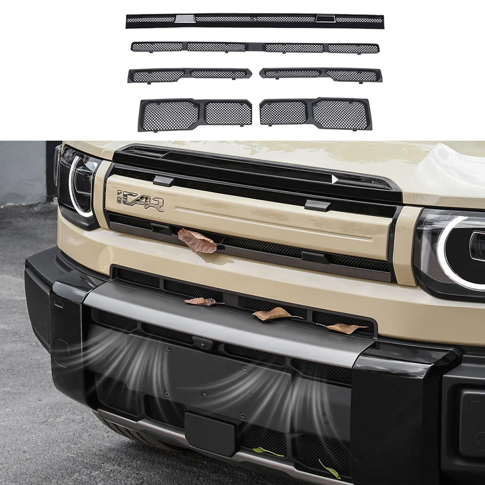 Car Non Removable Insect Screen Fit for Chery Icar V27 Original Car Air Intake Protective Cover Modified Upgrade Accessories
