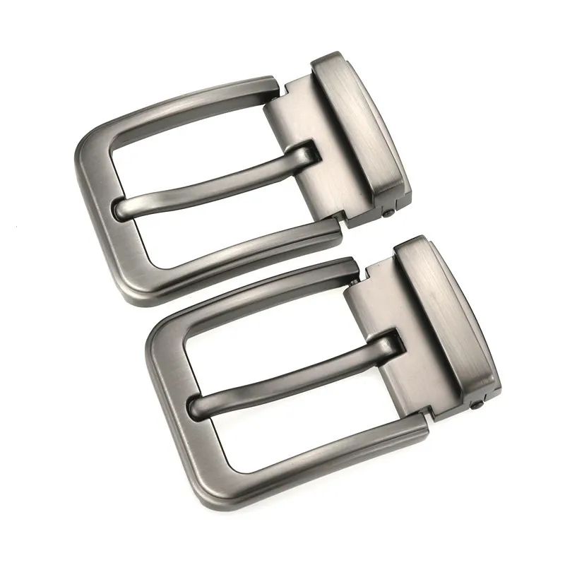 

Модная повседневная гладкая пряжка 3,3 см, пряжка из сплава, перфорированная кожаная головка, модель: LY135-217961