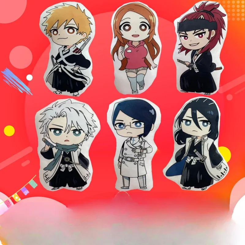 Animation Derivatives Standing Posture Plush Printed Mini Pillow Pendant Hitsugaya Toushirou Hinamori Momo Sojiro Kusaka Gift