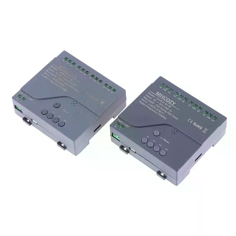 2. Relé inteligente do interruptor 4CH do Wifi da automação residencial da Tuya, AC 220V, funciona com Alexa e Google Home