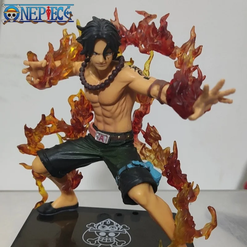 New Pirate King Glory Collection Series, Fire Fist Ace The Surrounding Selected Pvc Model Gift-level Collection Of Ornaments