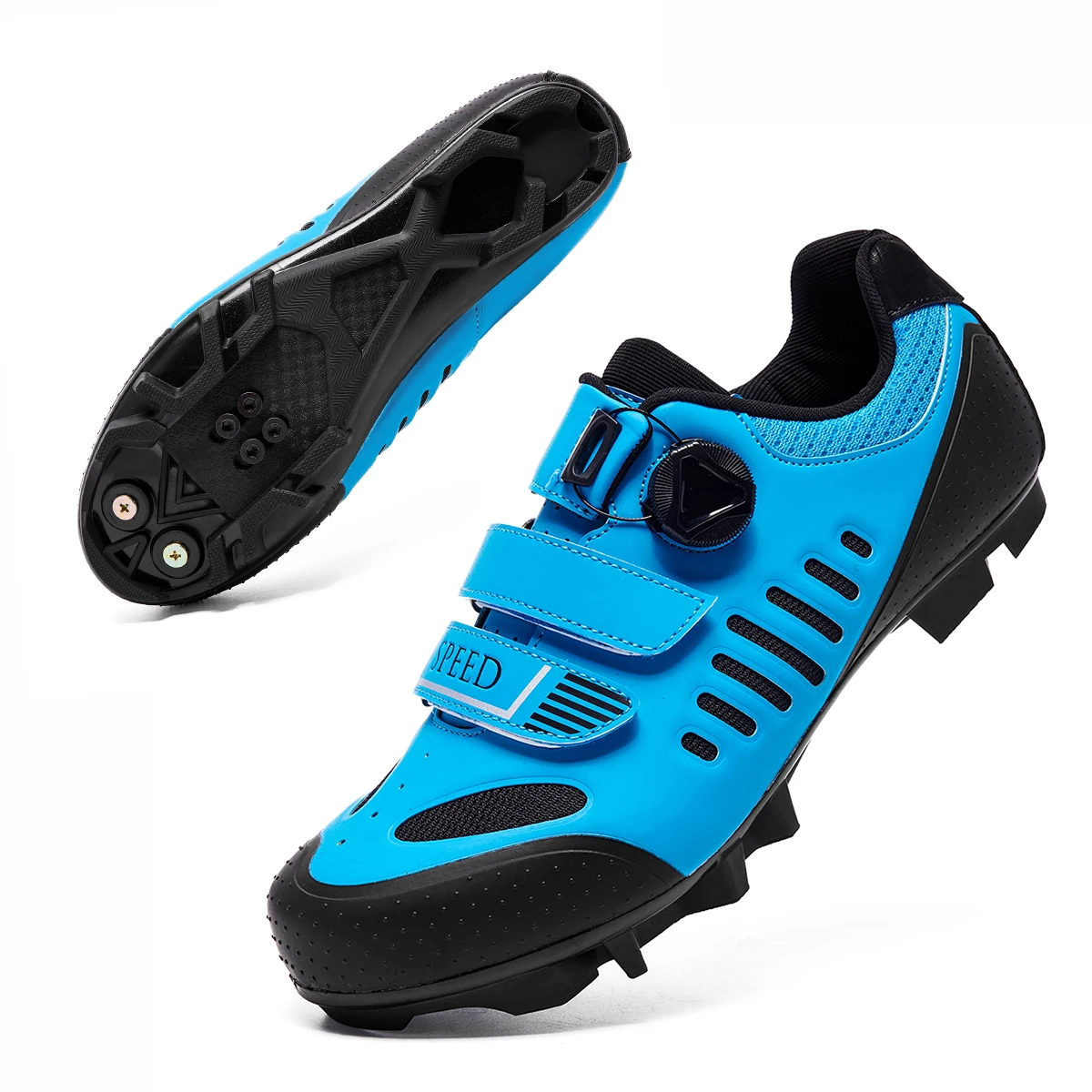 

Professional Cycling Shoes Bike Cleat Non-slip Sneakers Men's Mountain Biking Bicycle Footwear Road Walking MTB Speed Boots
