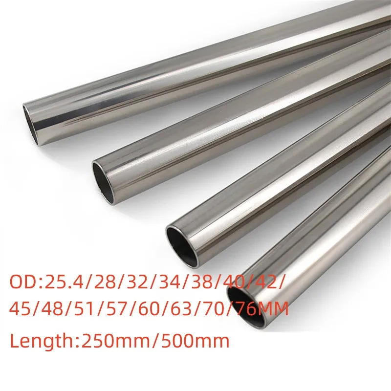 

1-2pcs 304 Stainless Steel Capillary Tube 250mm 500mm length 25mm/28mm/32mm/34mm/38mm/40mm/42mm/45mm/48mm/51mm-76mm OD