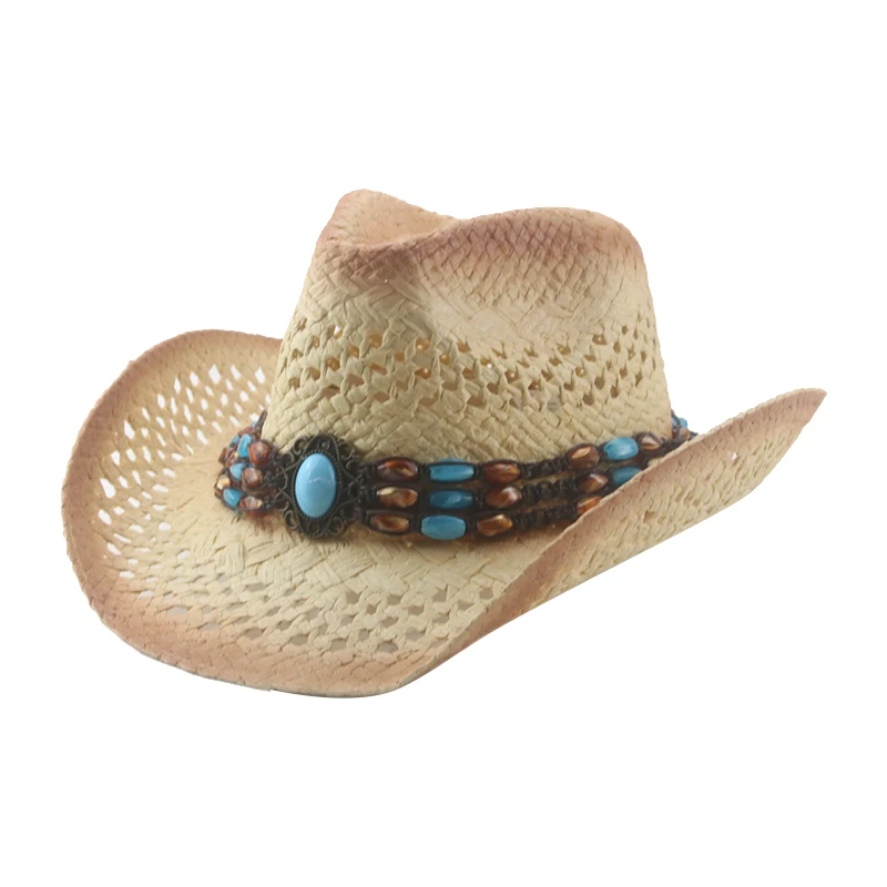 

Hat Caps Beach Bucket Hat Straw Summer Cowboy Hats for Women Western Cowboy Panama Summer Women Hat Vintage шляпа женская летняя