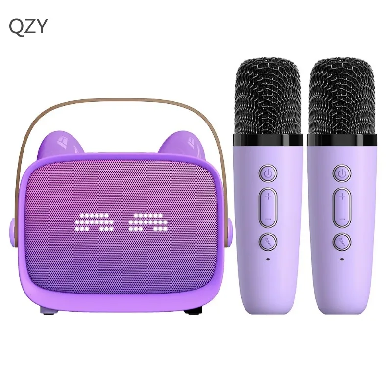2026 New Wireless Kids Karaoke Microphone Toy - Portable All-in-One Singing Machine, Early Learning Functions Children's Gift