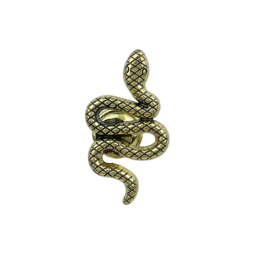 Snake Shape Zinc Alloy Furniture Handle Door Cabinets Knobs For Children Room Kitchen Cupboard Drawer Door Vintage Pull Handle