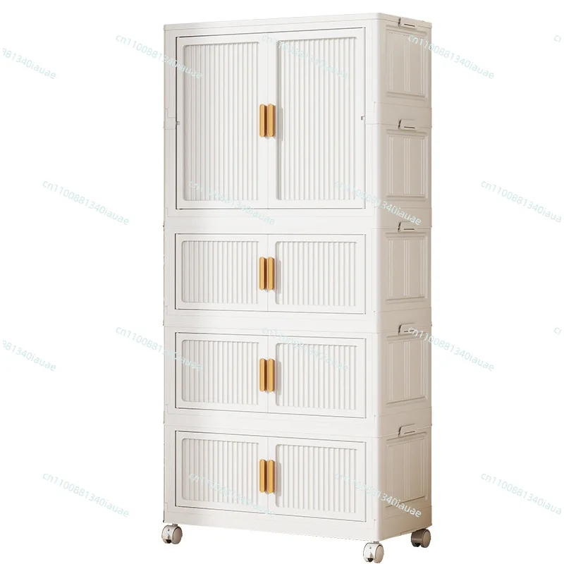 Storage Cabinet Thickened Household Children's Clothing Locker Folding Simple Wardrobe