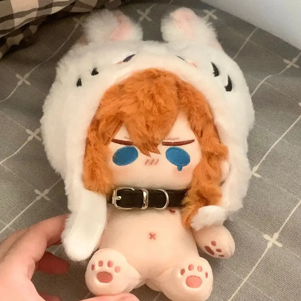 Bungo Stray Dogs 나카하라 Chuuya 20cm 코튼 인형 장난감 어린이를위한 성인 Collectible Gift Anime Peripheral Plush Puppet