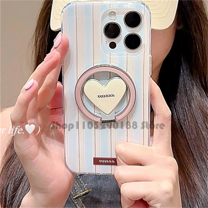 かわいいハート型のマグネット式グリップトック、iPhoneやiPadに適したマグセーフ対応スマホホルダー
