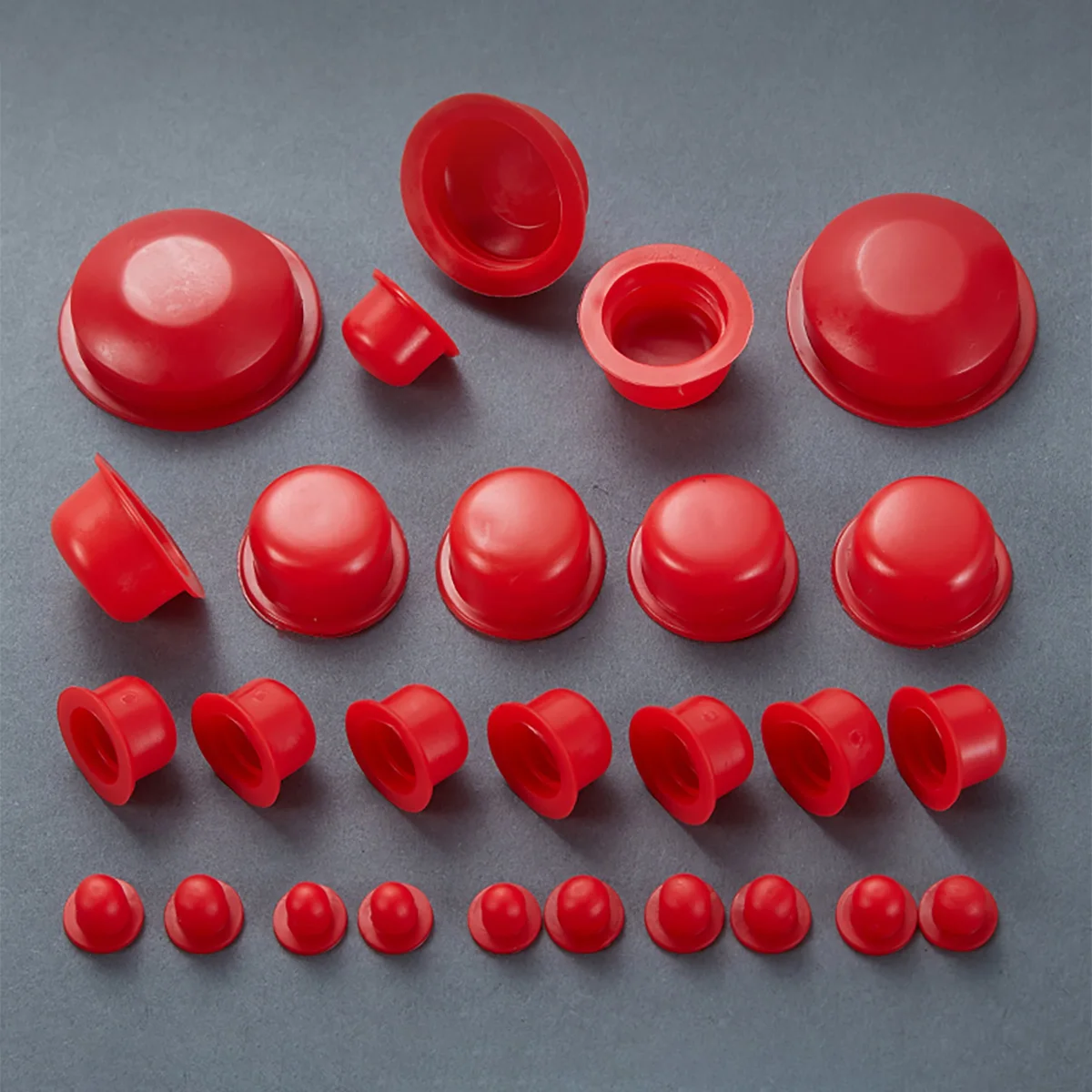 

Rubber Plug, Soft Dust Tight Cap, Rubber Stopper/Cylinder Silicone Hole Cap/Red Protective Sleeve For Internal Thread Screw