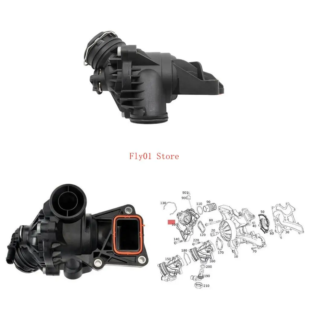 

Coolant Thermostat Housing Assembly Replacement 2762000315 A2762000315 for X218 C218 A207 W166 R231 W222 W222 W205 W213
