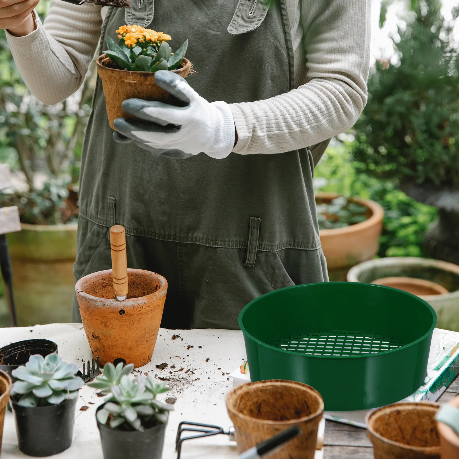 5Pcs Plastic Garden Sifting Pa - Garden Sieve Soil recension och pris