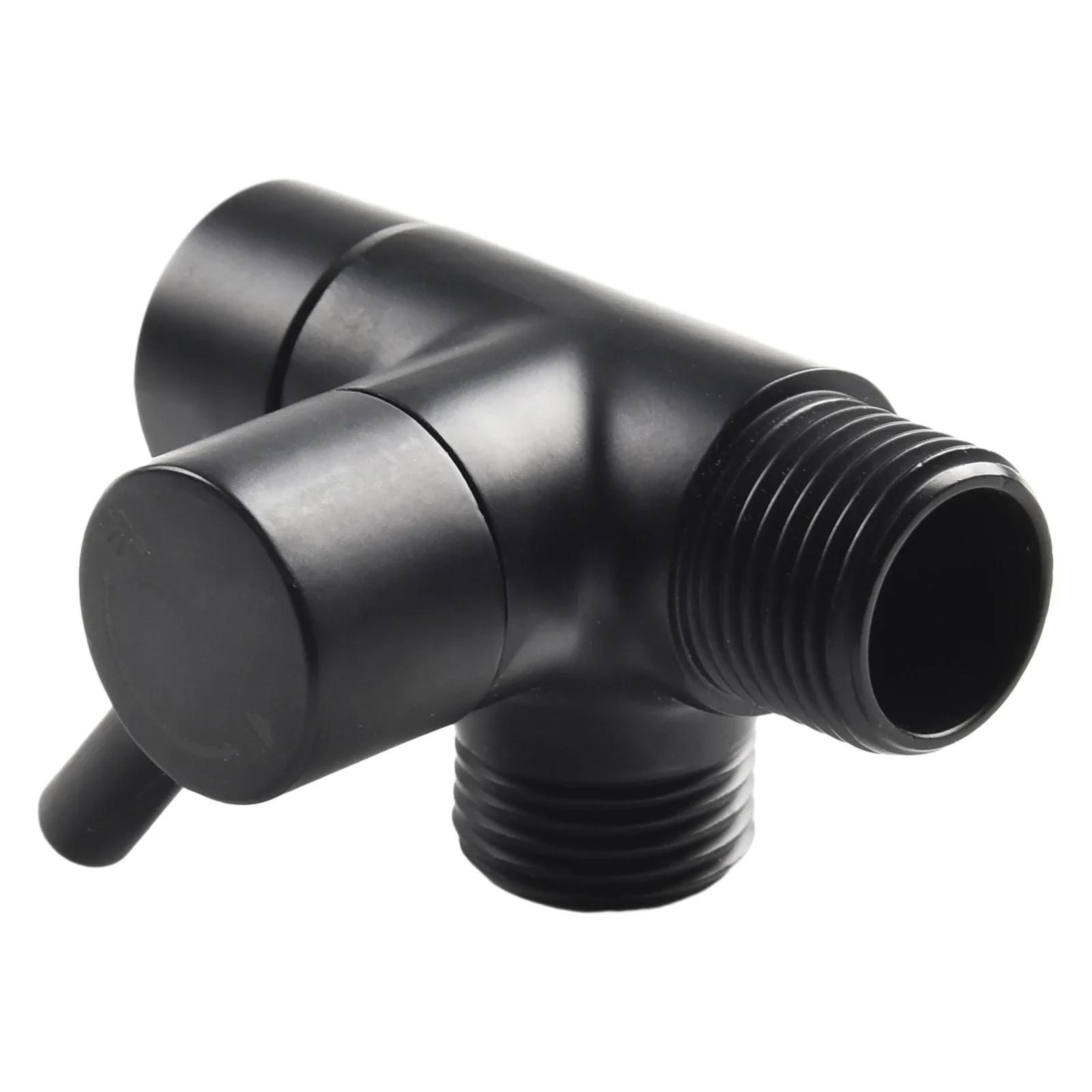 3 Way Shower Diverter Valve with G1/2 Female Inlet and Dual G1/2 Male Outlets for Handheld and Fixed Shower Heads