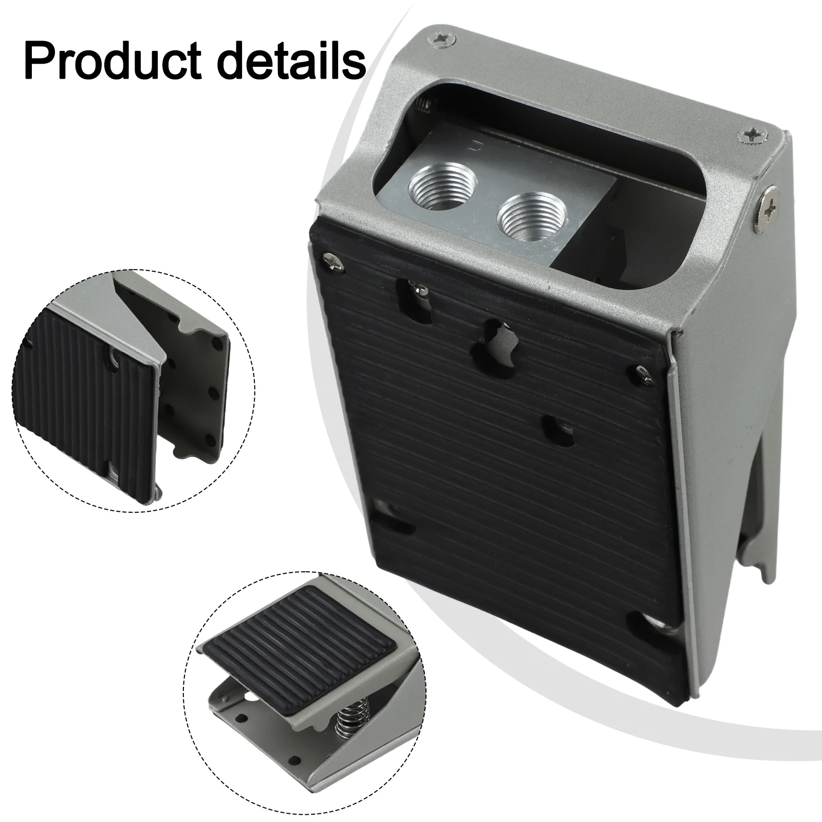 

Metal Foot Pedal Pressure Control Valve 3 Way 2 Position G1/4 Thread Diameter Convenient and Fast Compact Size