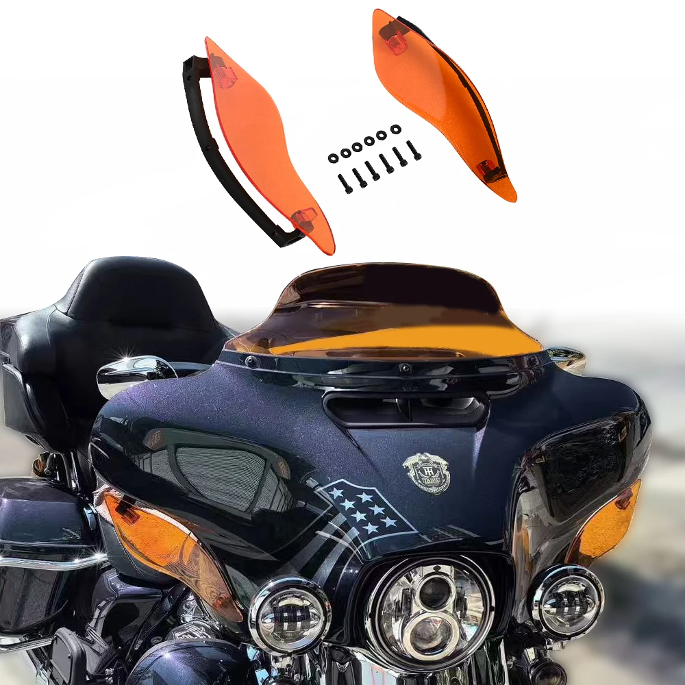 

Motorcycle Accessories Colored Side Wings Air Deflectors For Harley Touring Electra Street Glide 2014-2023