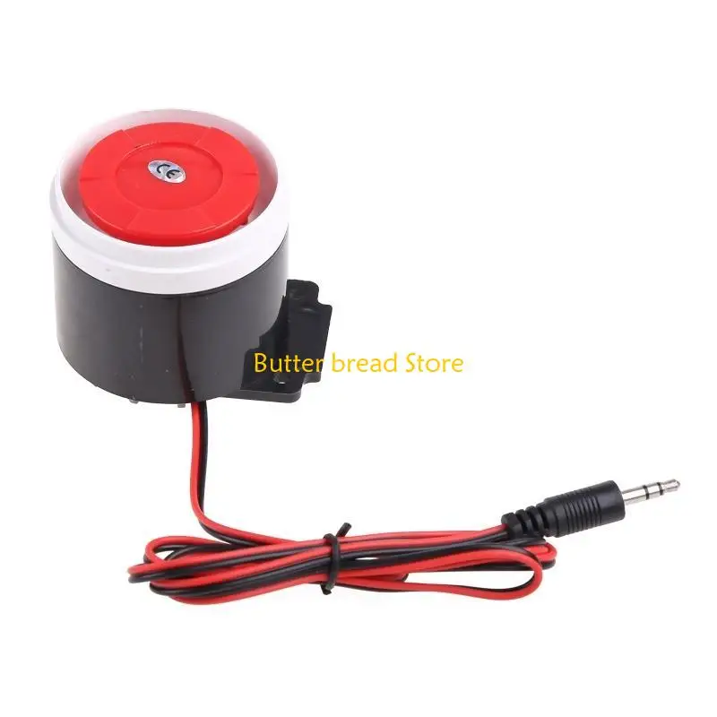 W89C متعددة الوظائف لـ 12V سلكية SOUN MINI SOUND تحذير الإنذار الجرس 120DB للشركة أمن الجدار MOUNTE