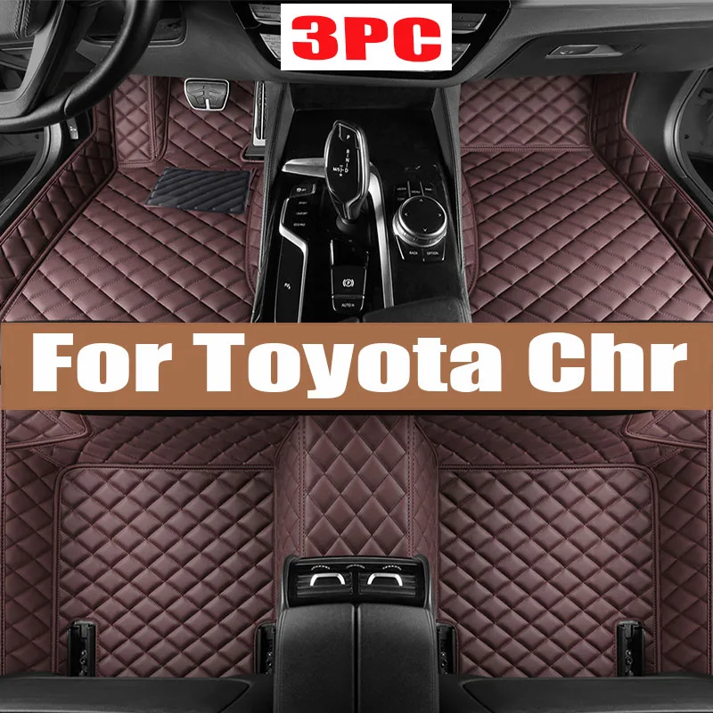 

Car Floor Mats For Toyota Chr 2018-2021 DropShipping Center Auto Interior Accessories 100% Fit Leather Carpets Rugs Foot Pads