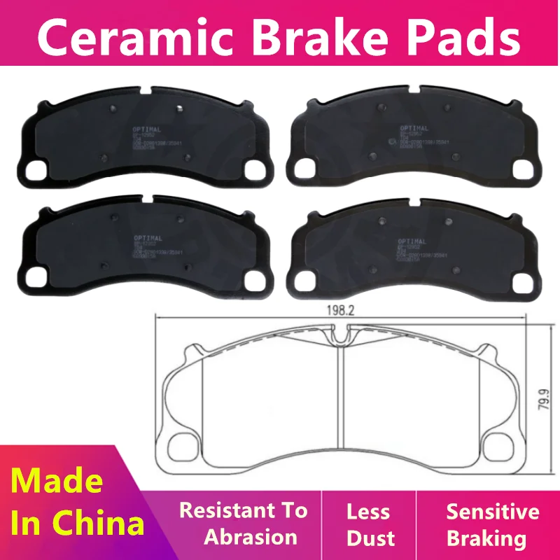 Front Brake Pads-22047 For Porsche 718 Cayman Gt4 911 Gt3 Rs/Auto Parts