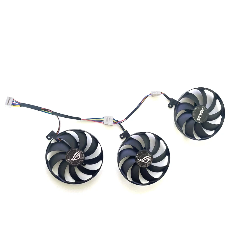 Novo 3 pçs 87mm 7pin t129215su FDC10H12S9-C para asus rog strix-geforce rtx 2070 2080 super ti gaming rtx2080 rtx2080ti ventilador de refrigeração