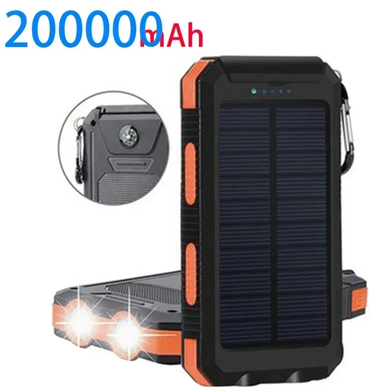 20000mAh ultra large capacity solar power bank, a portable power tool essential for outdoor exploration and travel